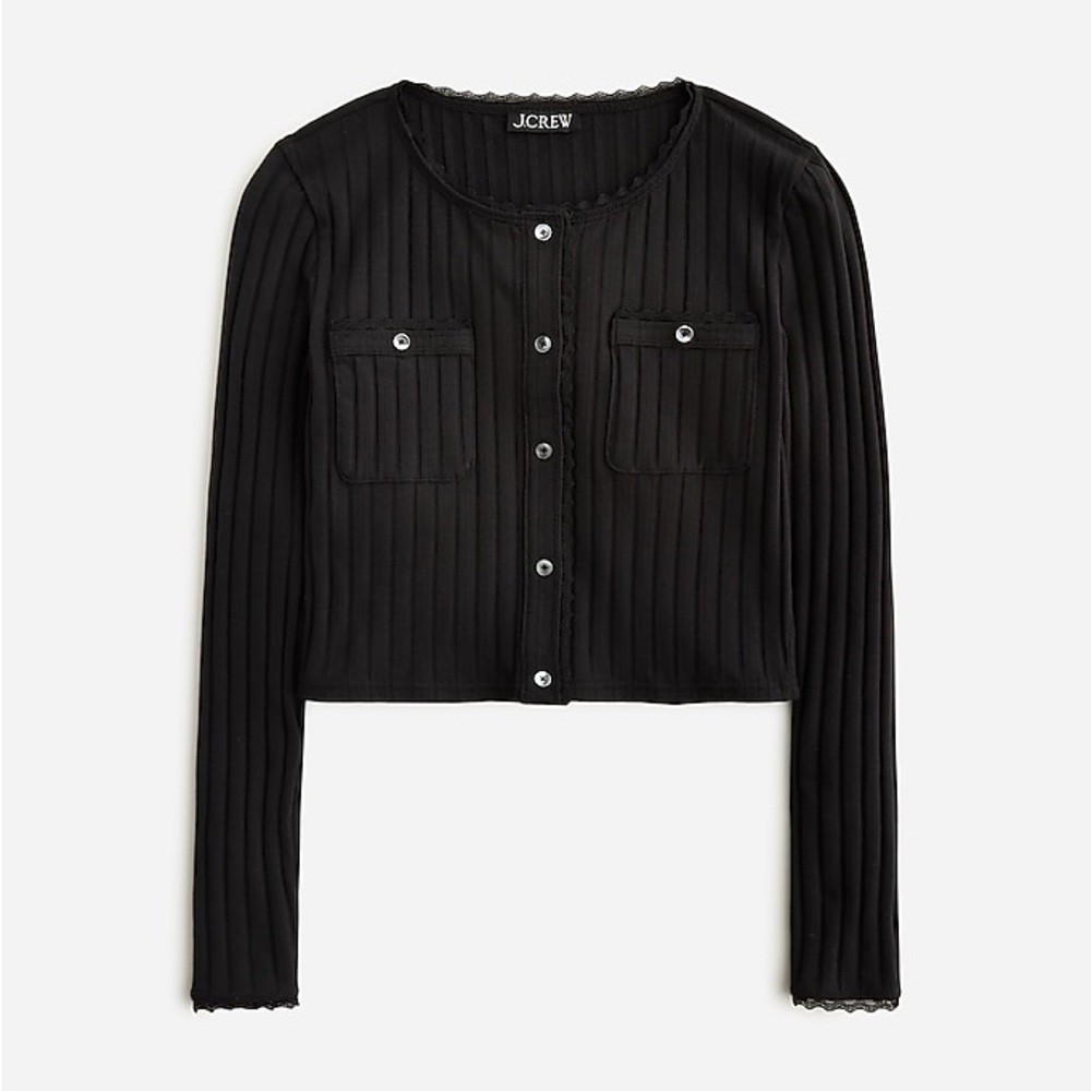 J.Crew Pointelle Cardigan